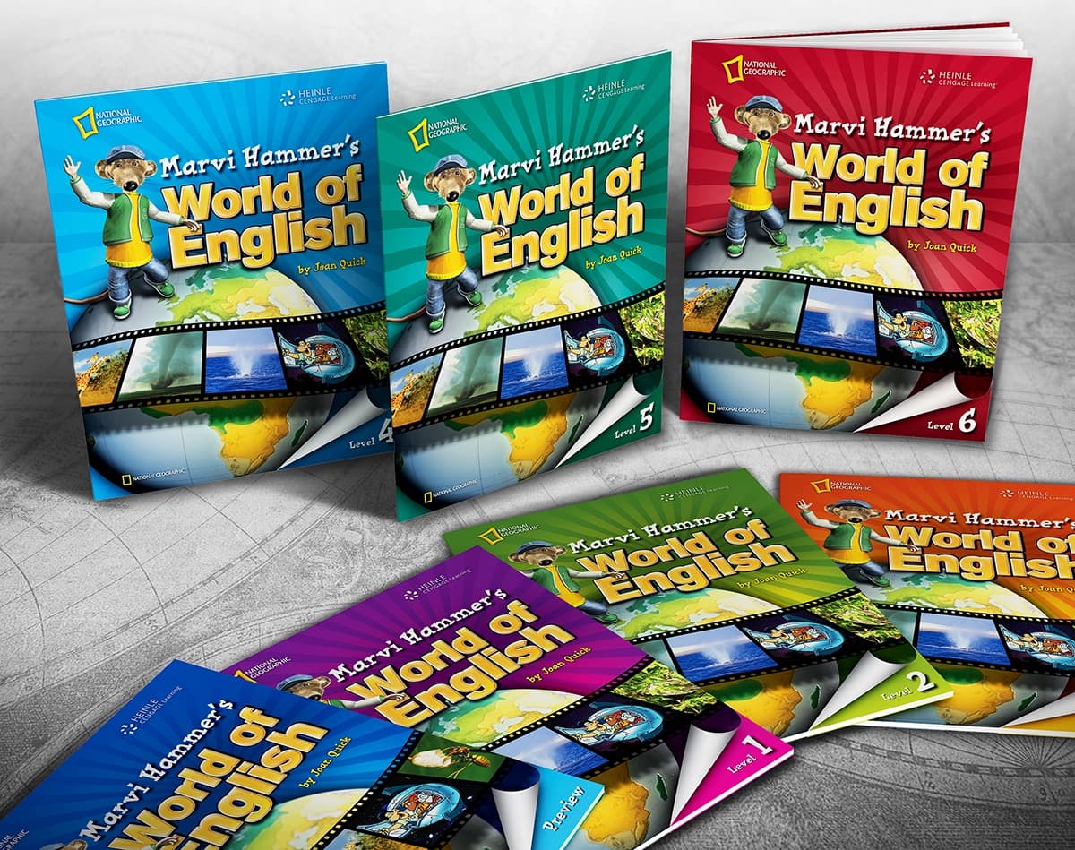 Marvi Hammer World of English Book Covers