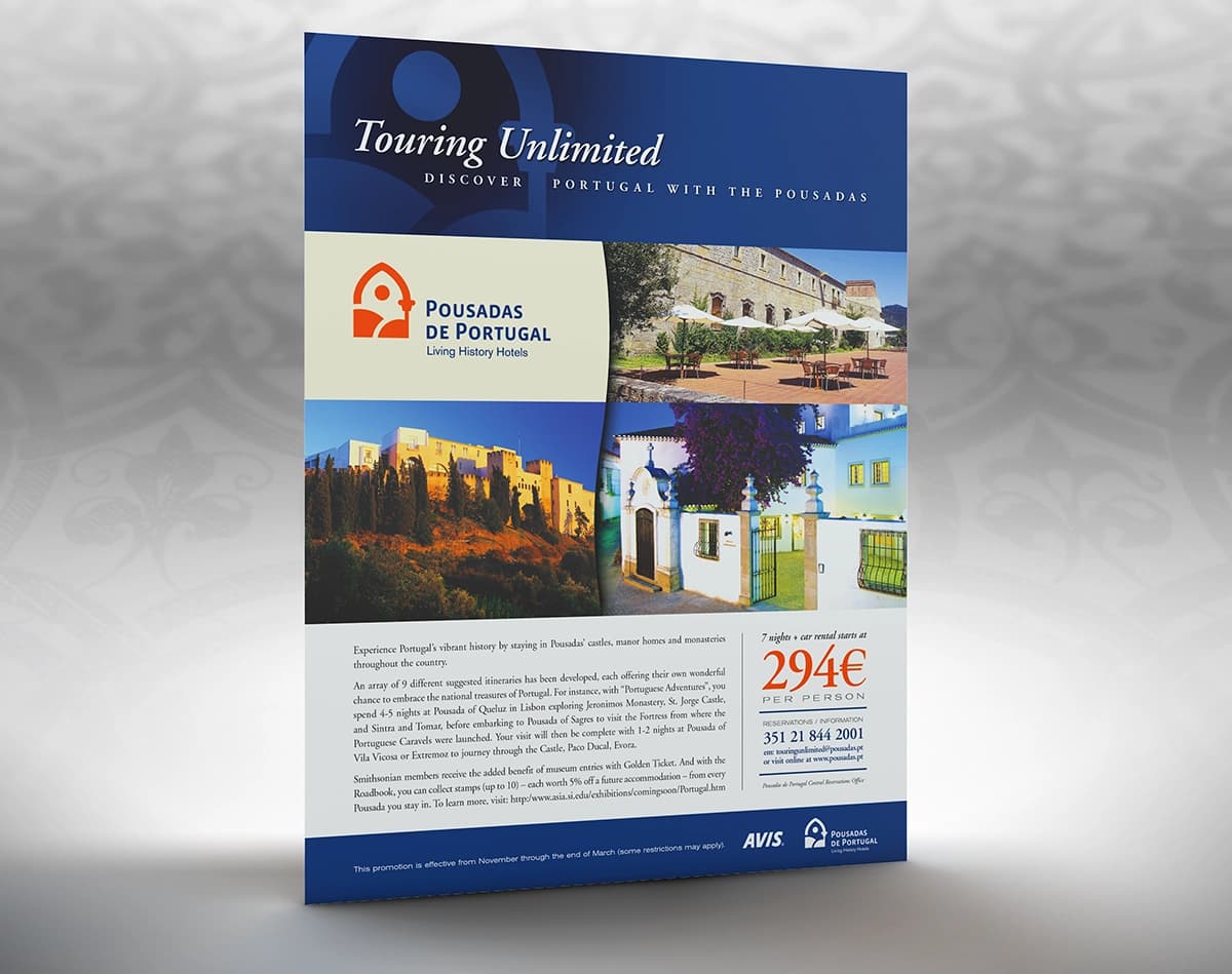 Pousadas de Portugal One-Pager